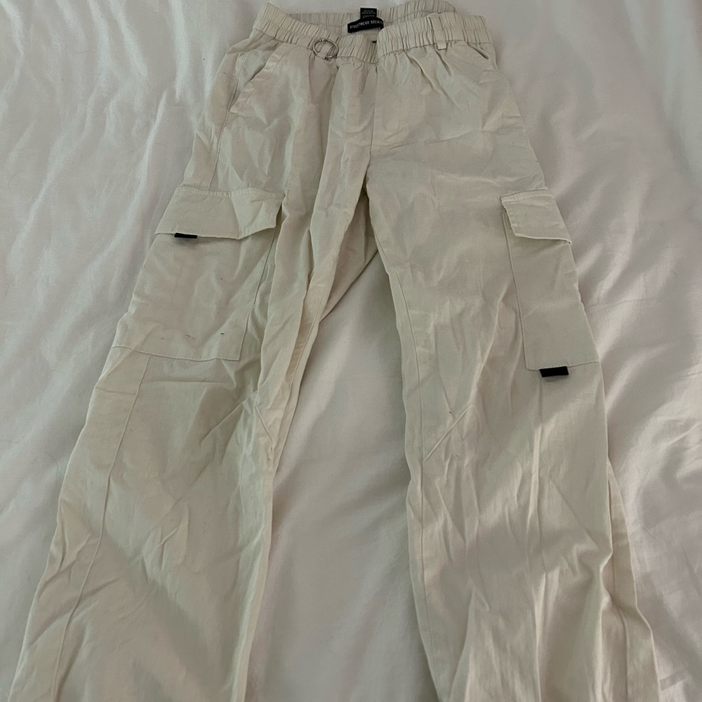 Beige cargo pants